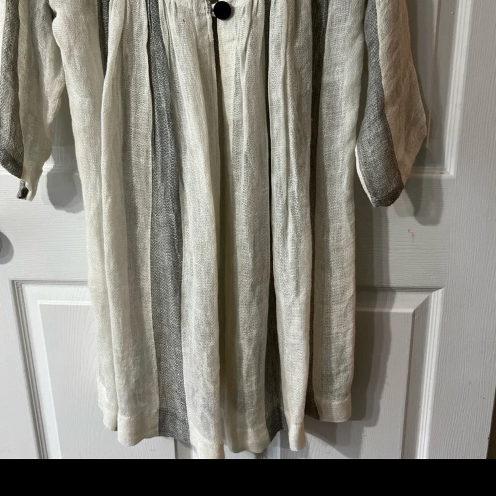 Paper Lace Linen Top/Duster/Dress/Cardigan Sz Small - Picture 6 of 15